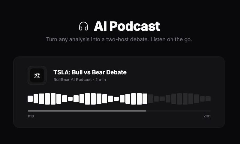 AI Podcast player